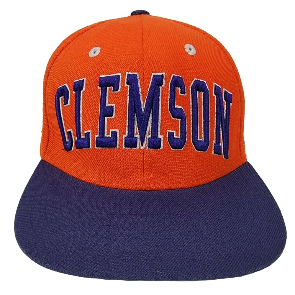 Zephyr Clemson Tigers Hat Snapback OSFA Orange Purple Wool Blend NCAA‎ Fan Gear